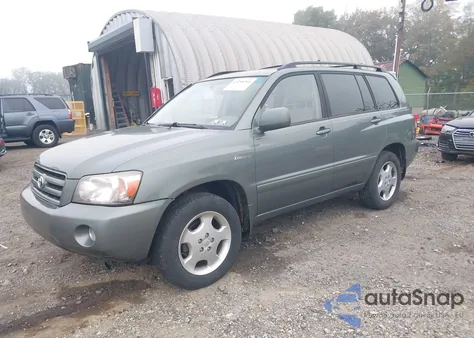 2005 Toyota Highlander Limited V6 z USA, uszkodzony, nr VIN JTEEP21A350082409